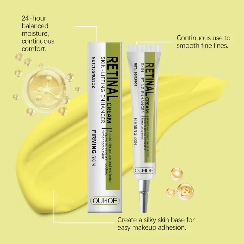 Crema Reafirmante con Retinol, Hidratante Suave, Nutritiva para el Cuidado Facial, Crema Protectora