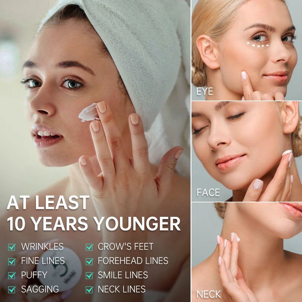 AUQUEST 5 segundos instantáneo crema Facial antiarrugas péptido antienvejecimiento Lifting reafirmante nutrir crema Facial cuidado de la piel