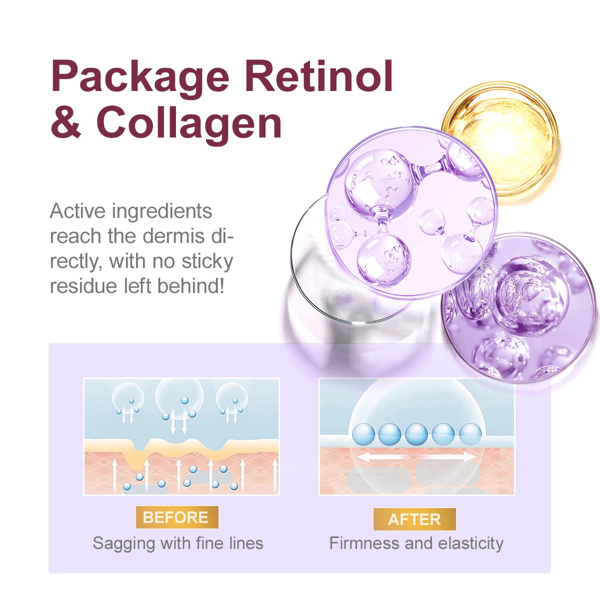 Suero Facial antiarrugas con Retinol, suero hidratante suave que se desvanece, línea fina, esencia nutritiva reafirmante, suero Facial hidratante