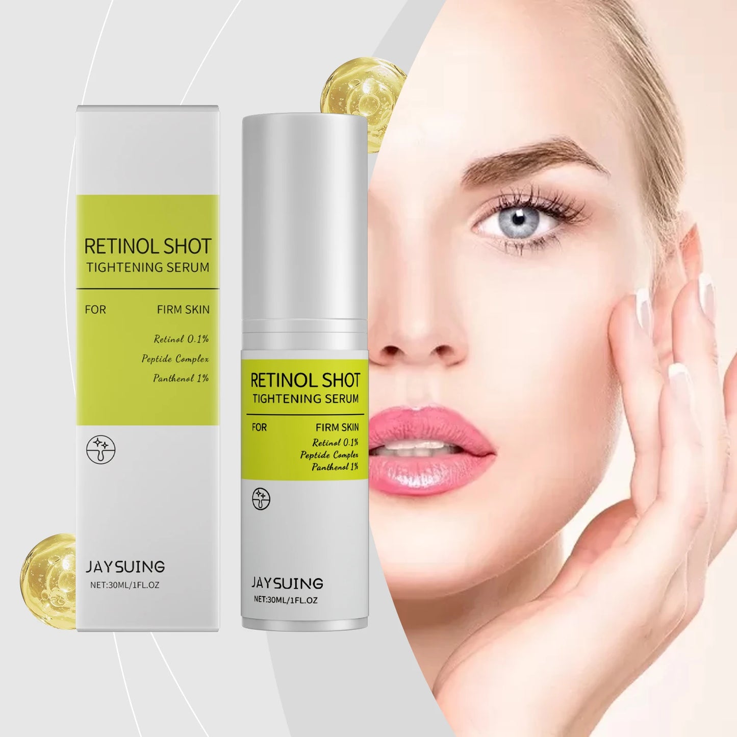 Suero reafirmante de Retinol, antiarrugas, reduce los poros, reduce la sensibilidad de la enrojecimiento, ilumina la piel, alivia la sequedad, esencia facial nutritiva