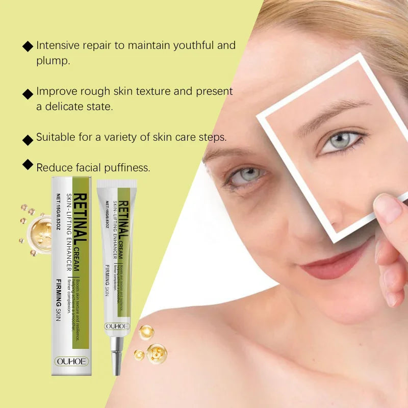 Crema Reafirmante con Retinol, Hidratante Suave, Nutritiva para el Cuidado Facial, Crema Protectora