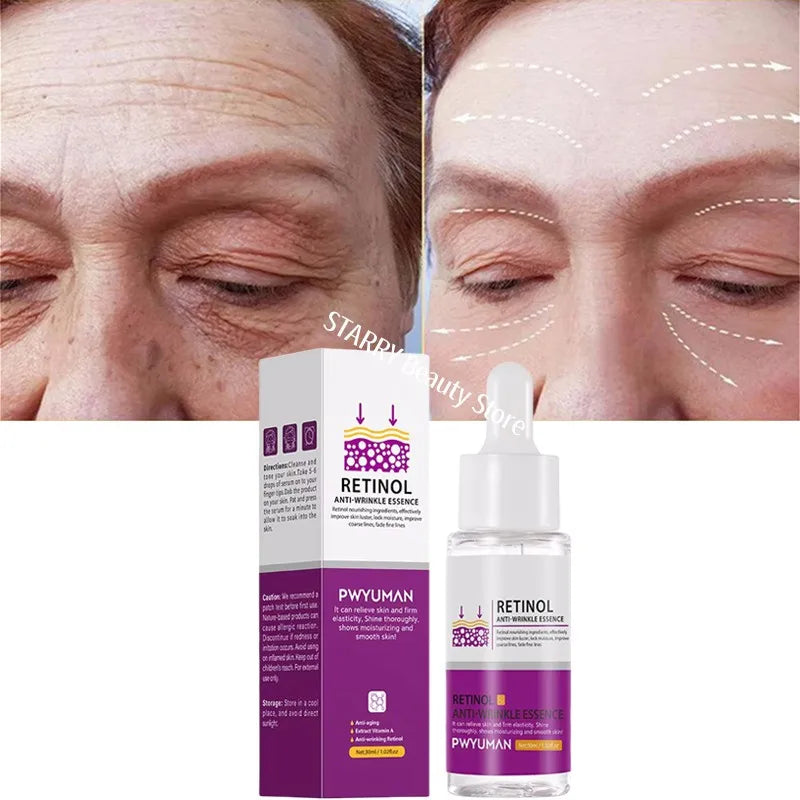 Instant Wrinkle Remover Face Serum Anti Aging Firming Lifting Fade Fine Lines Whitening Moisturizing Tighten Korean Skin Care