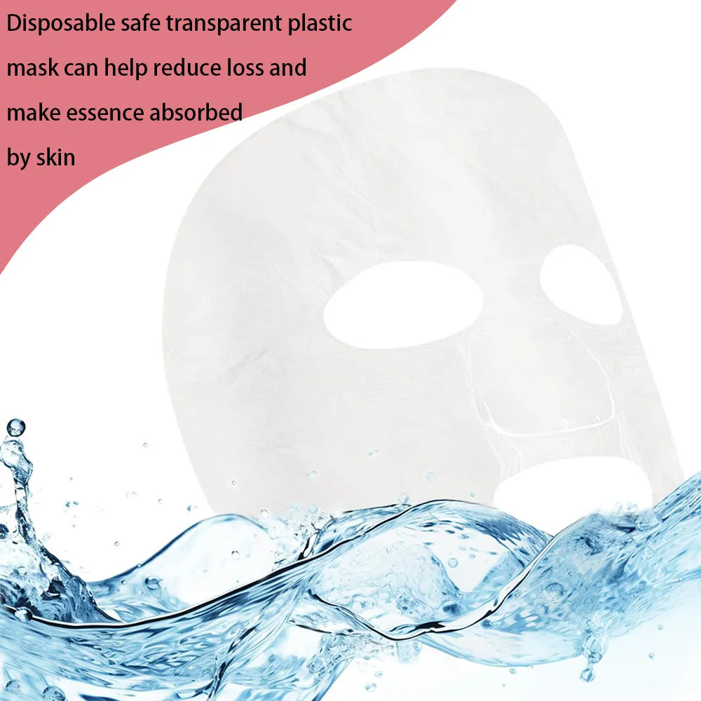 200/500 hojas de mascarilla Facial, mascarilla Facial hidratante transparente, esteticista, cuidado de belleza, mascarilla Facial de Spa DIY, accesorios de maquillaje