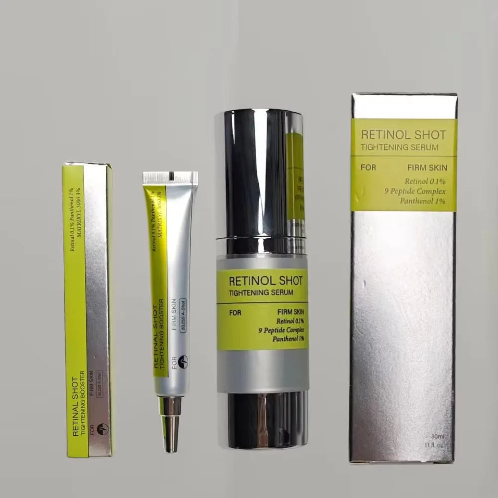 Suero Facial Reafirmante con Retinol Coreano, Crema para Ojos Antiarrugas, Hidratante, Elimina las Ojeras, Humectante, Cuidado de la Piel