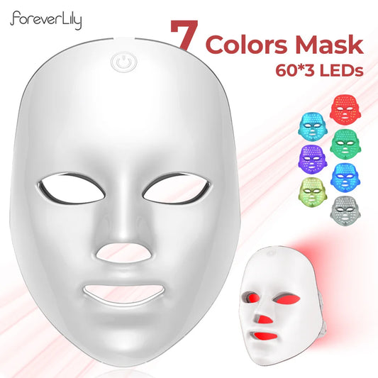 LED-Gesichtsmaske 7 Farben