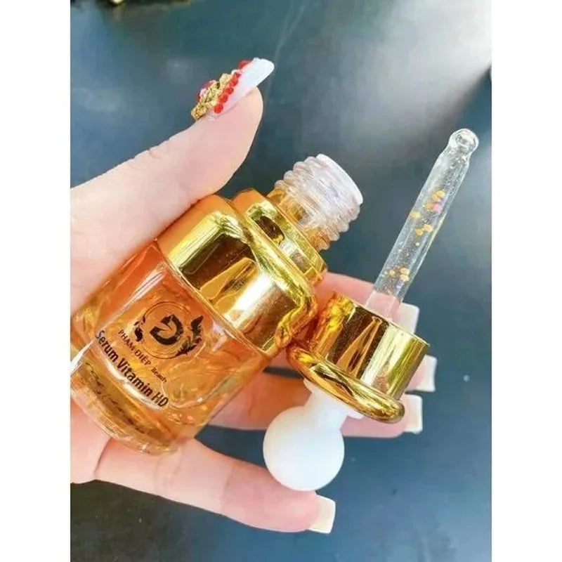Suero vitamina HD Phm ip 15ml Nuôi danyang làn da mm mn, trng hng r, Se khít lchân lông, Cp m cp tc