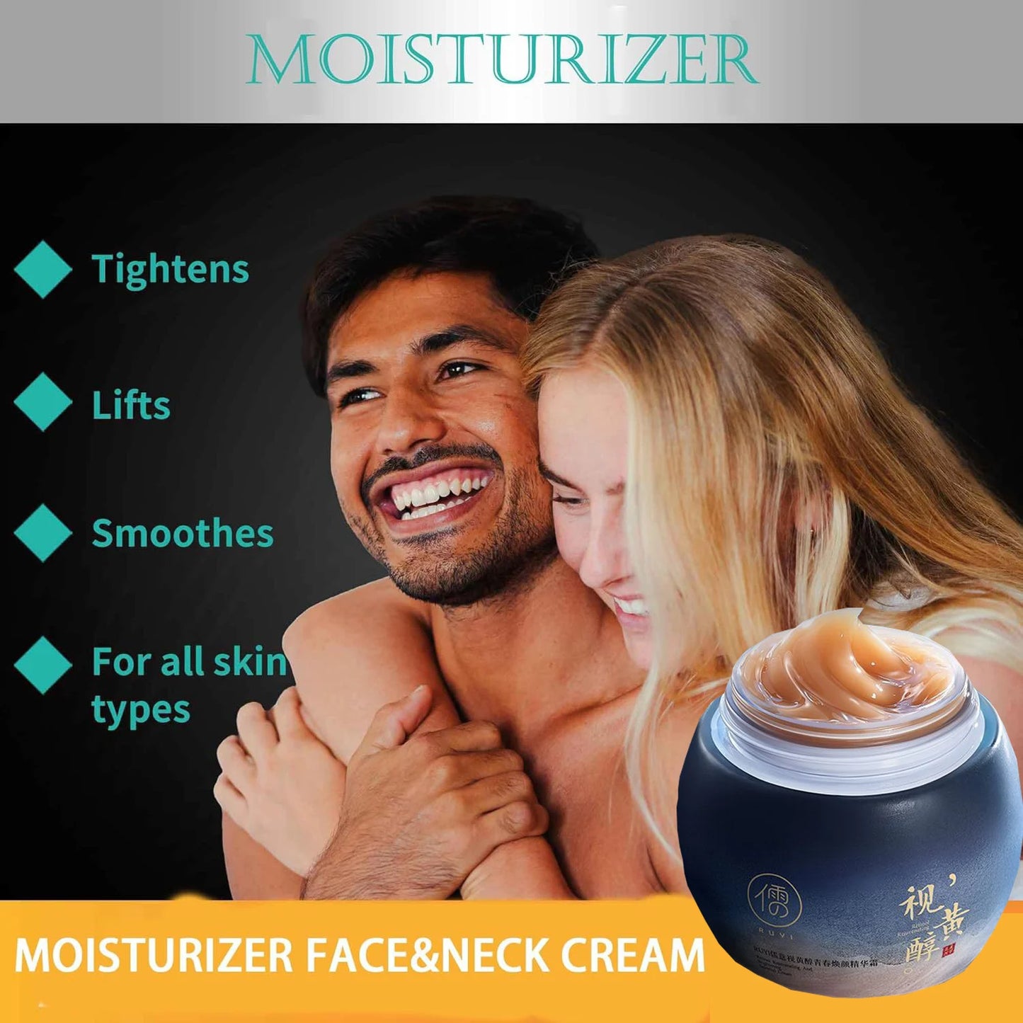 Crema facial antienvejecimiento de Retinol, 100g, eliminador de arrugas hidratante, cremas de colágeno de ácido hialurónico, cuidado de la piel, cosmético de día y noche